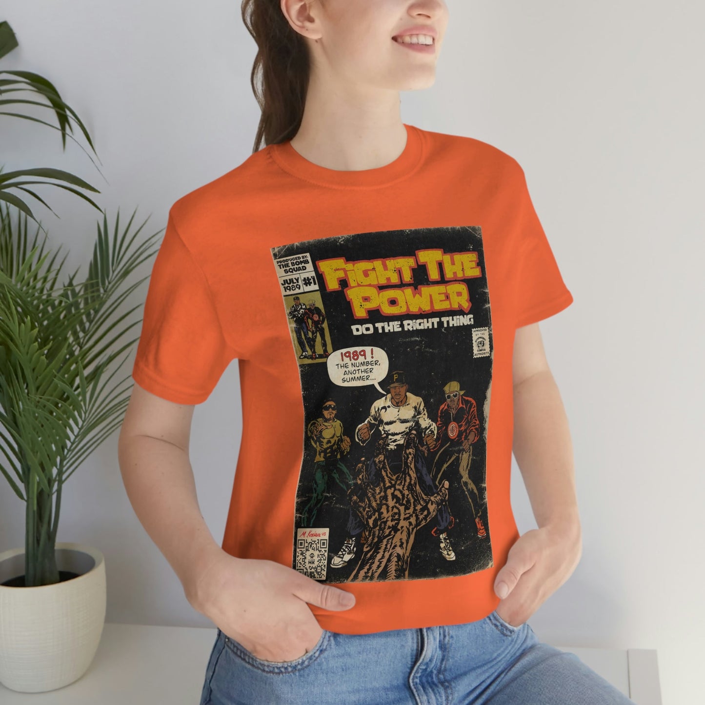 Public Enemy - Fight The Power -  Unisex Jersey Short Sleeve Tee