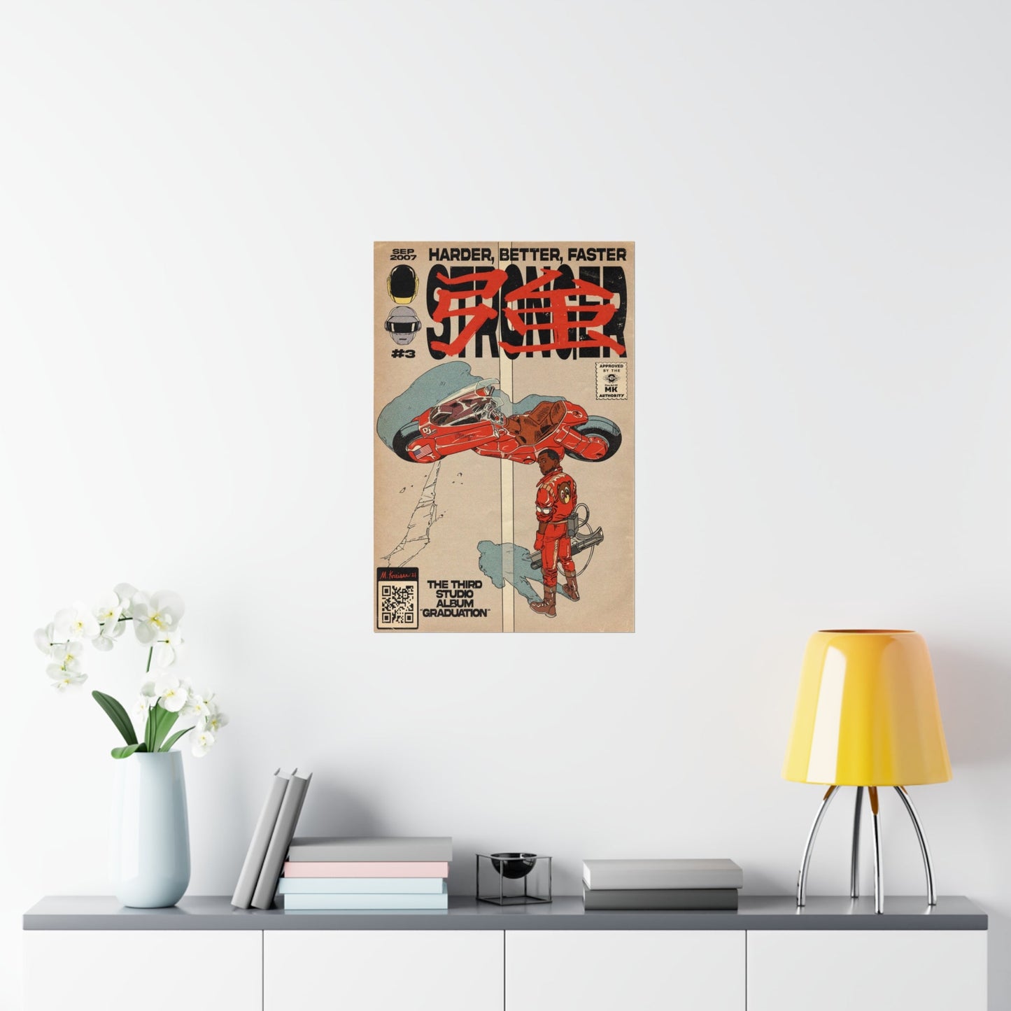 Kanye West- Stronger - Akira - Vertical Matte Posters