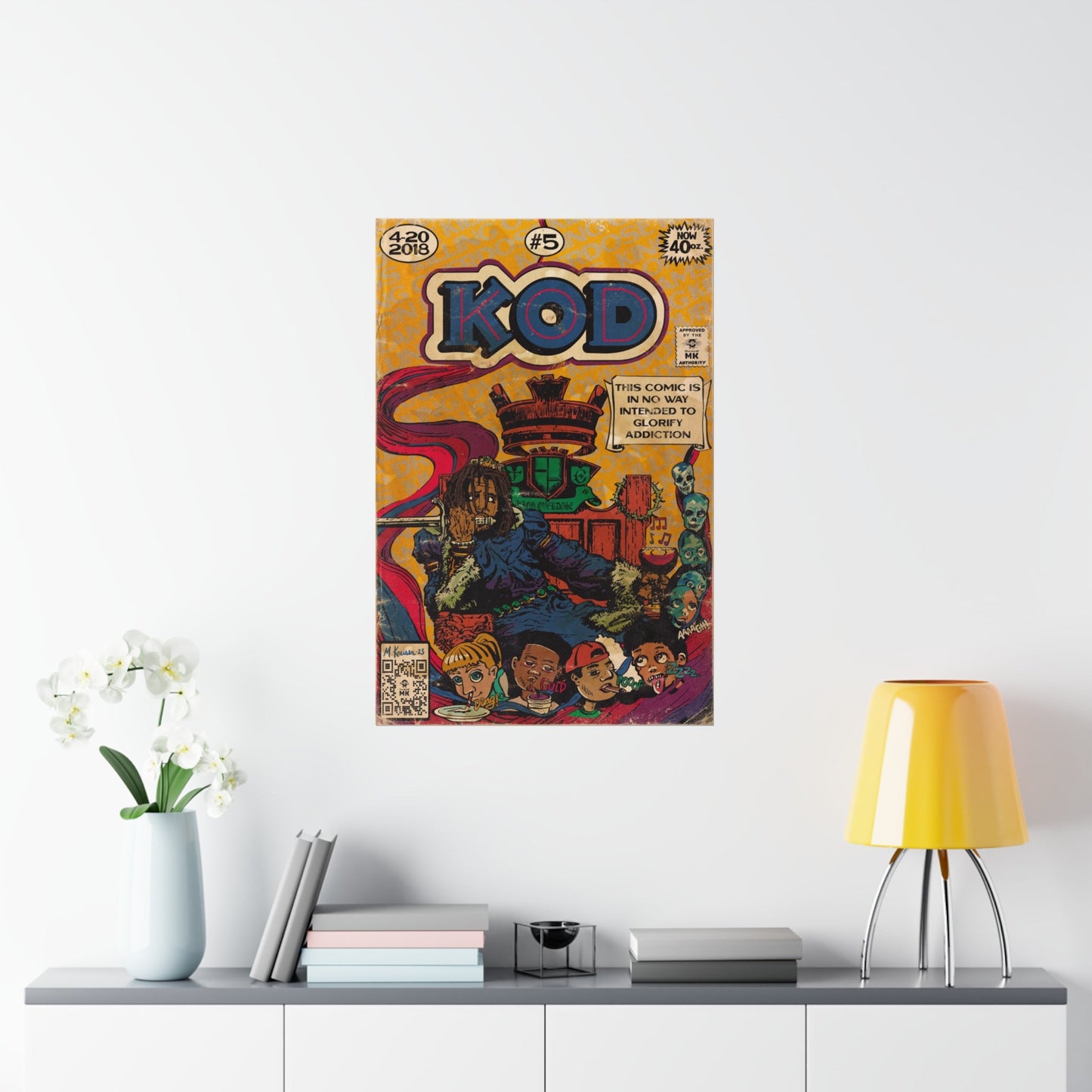 J.Cole - KOD - Vertical Matte Poster