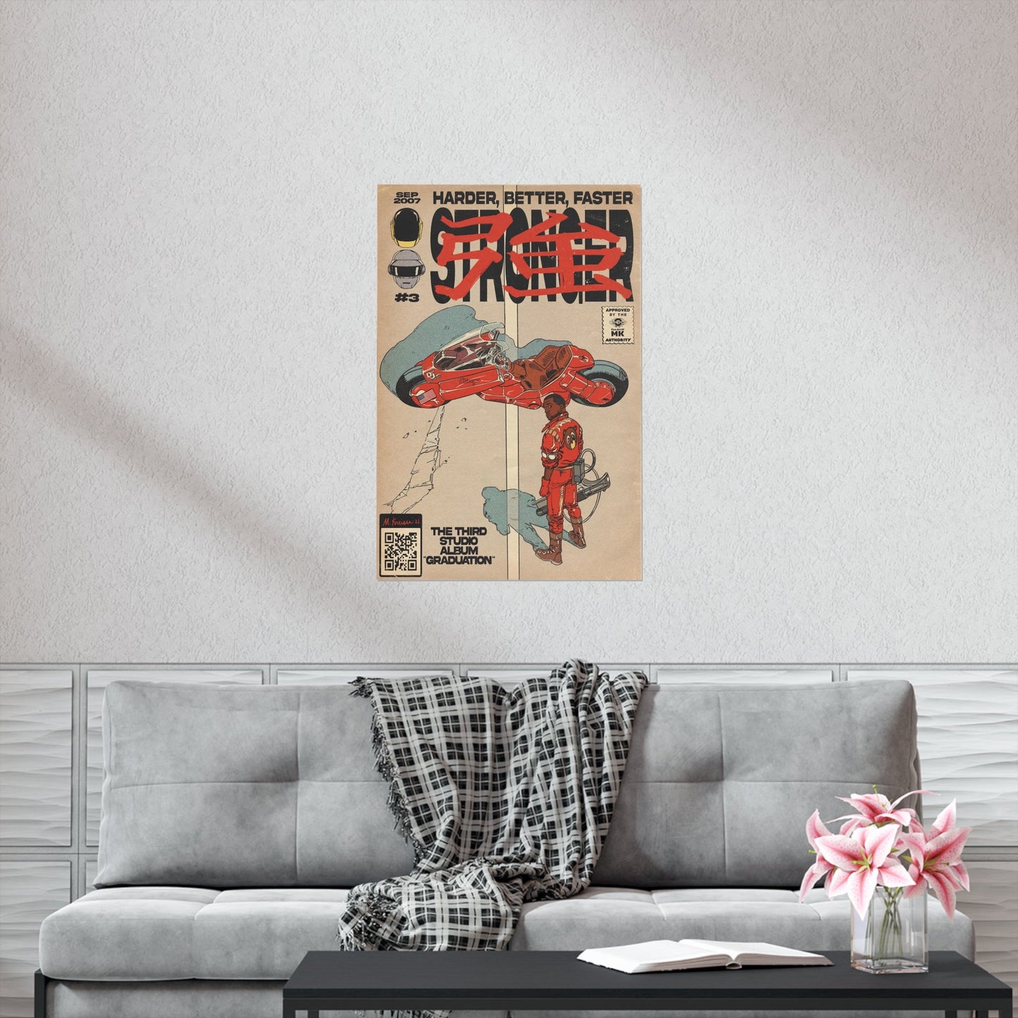 Kanye West- Stronger - Akira - Vertical Matte Posters