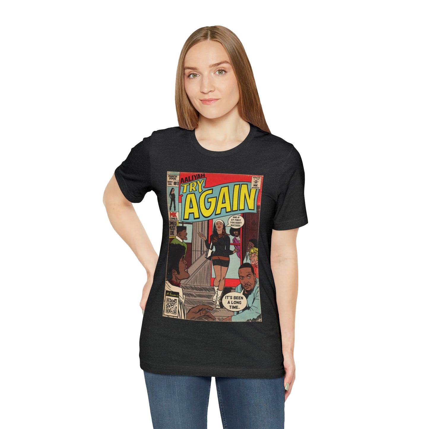 Aaliyah - Try Again - Unisex Jersey Short Sleeve Tee