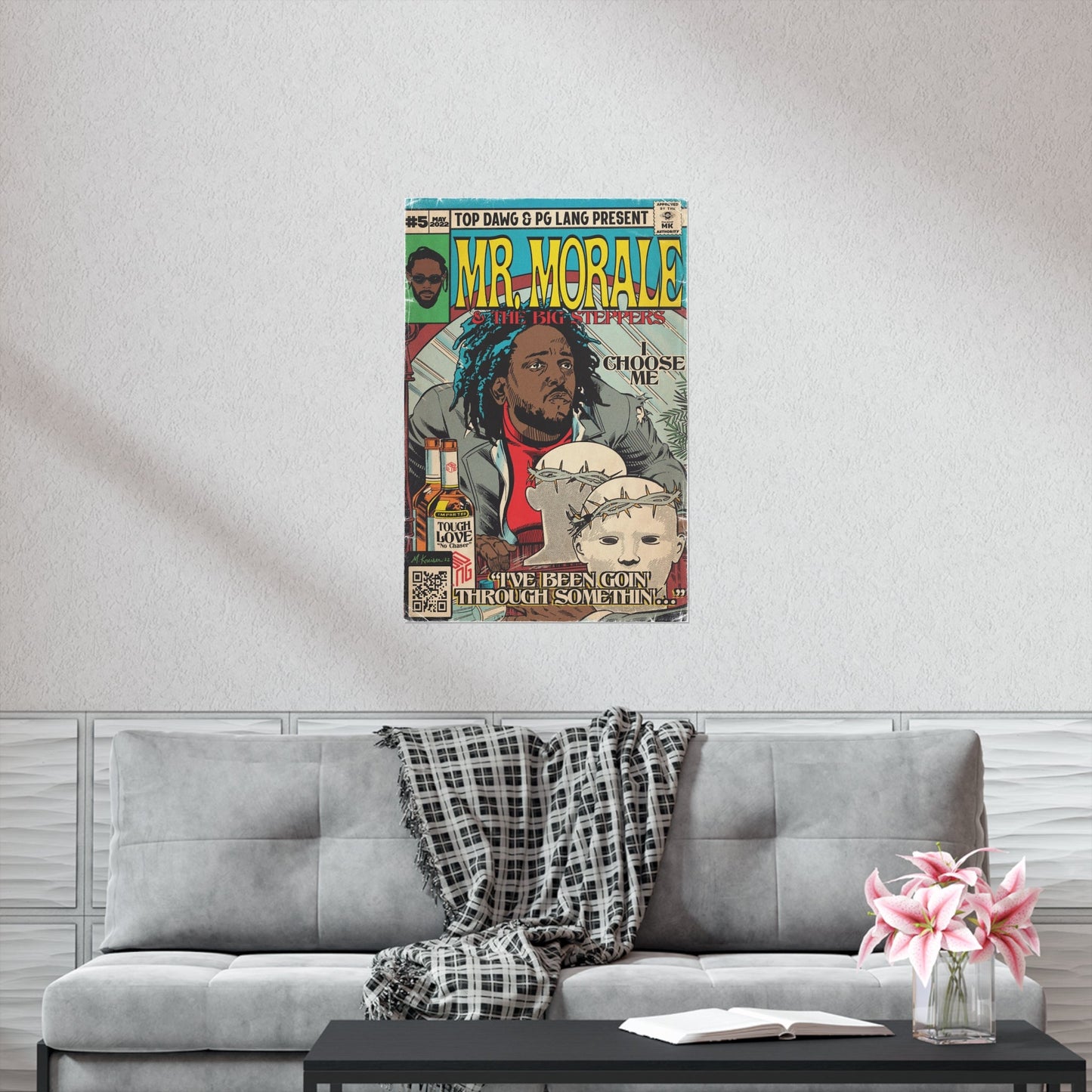 Kendrick Lamar- Mr. Morale & The Big Steppers - Vertical Matte Poster