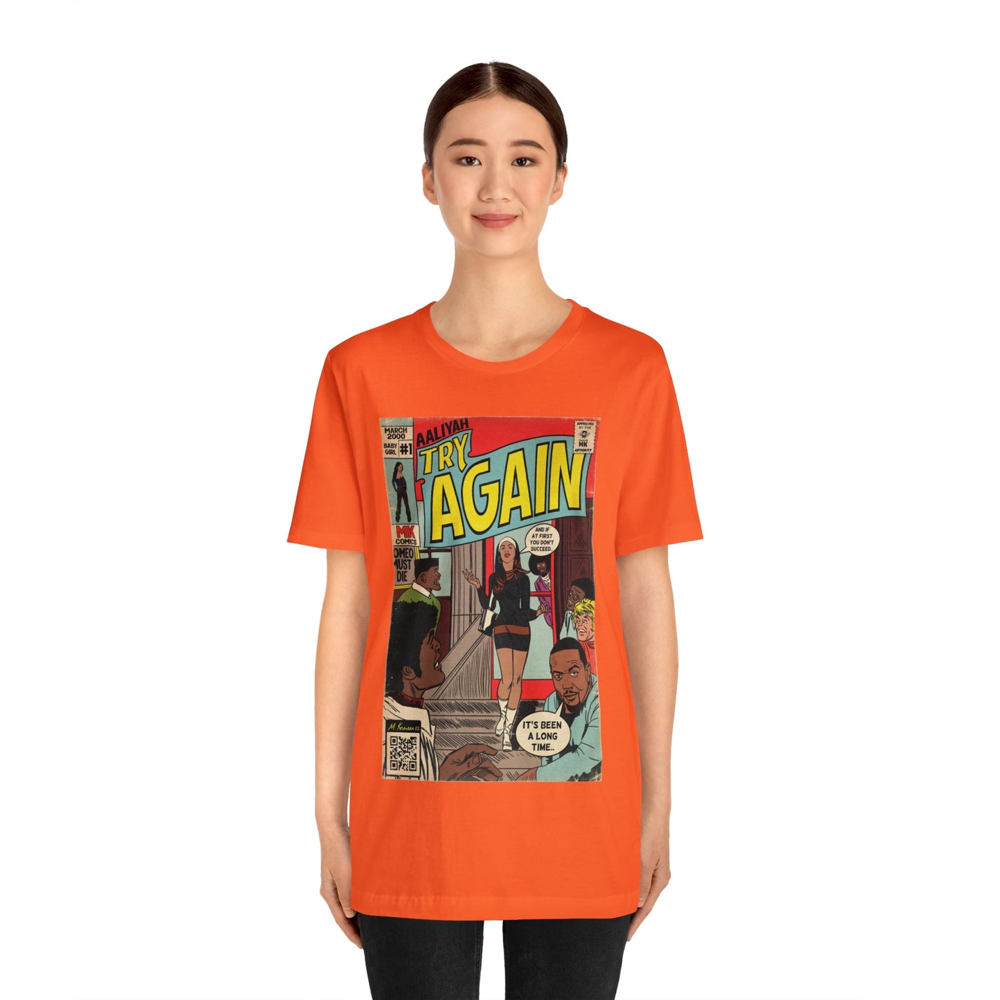 Aaliyah - Try Again - Unisex Jersey Short Sleeve Tee