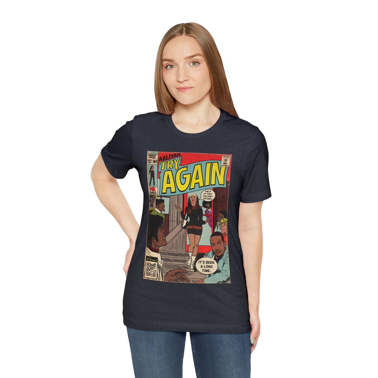 Aaliyah - Try Again - Unisex Jersey Short Sleeve Tee