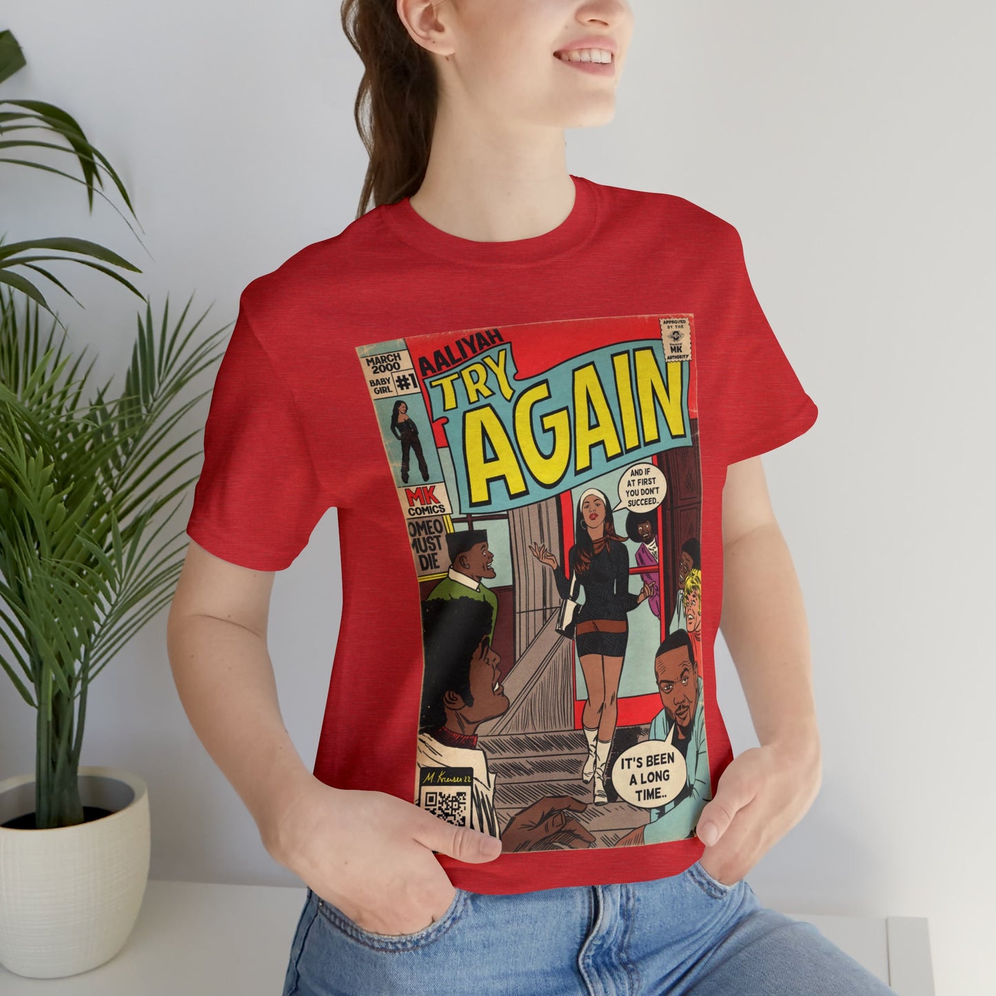 Aaliyah - Try Again - Unisex Jersey Short Sleeve Tee