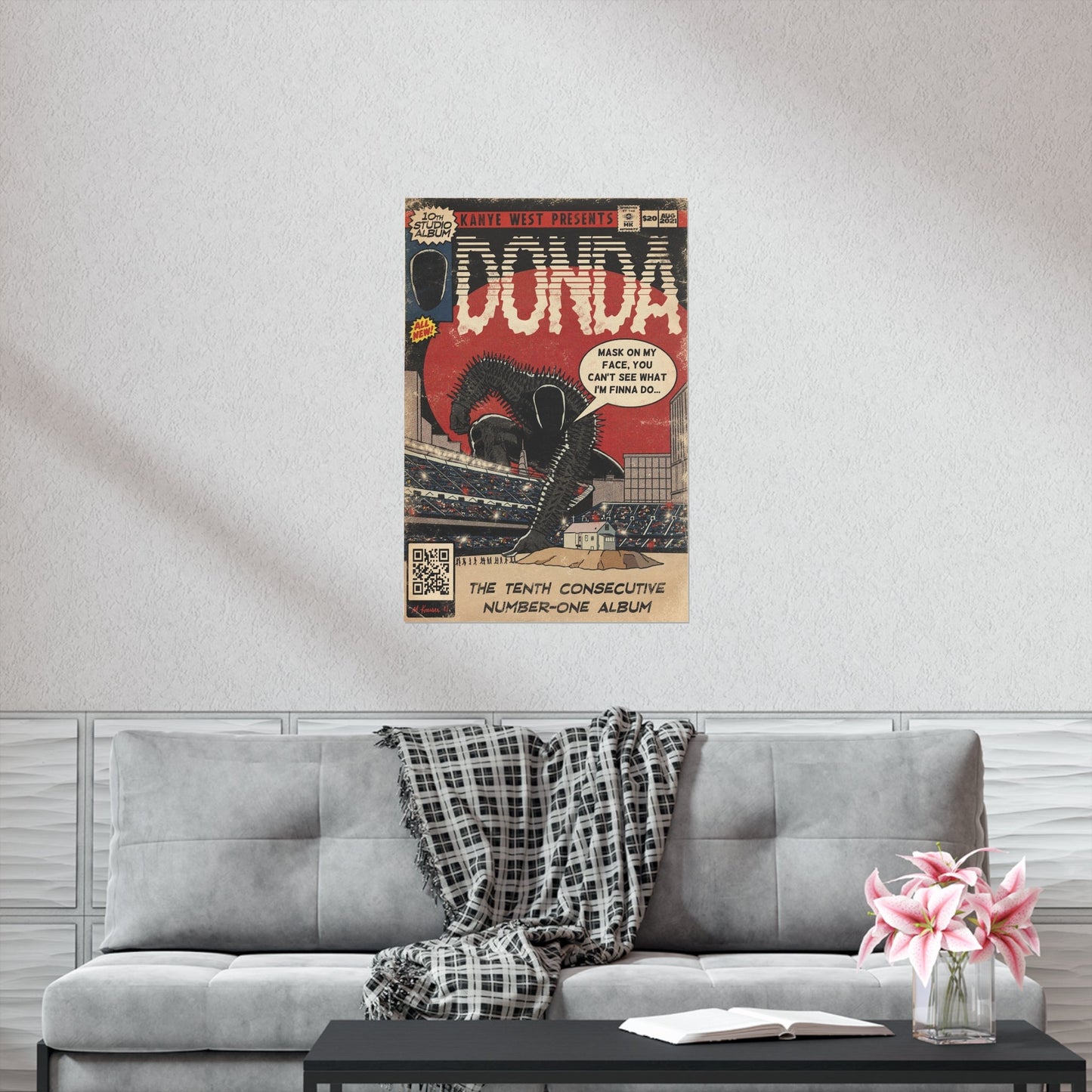 Kanye West - DONDA - Vertical Matte Poster