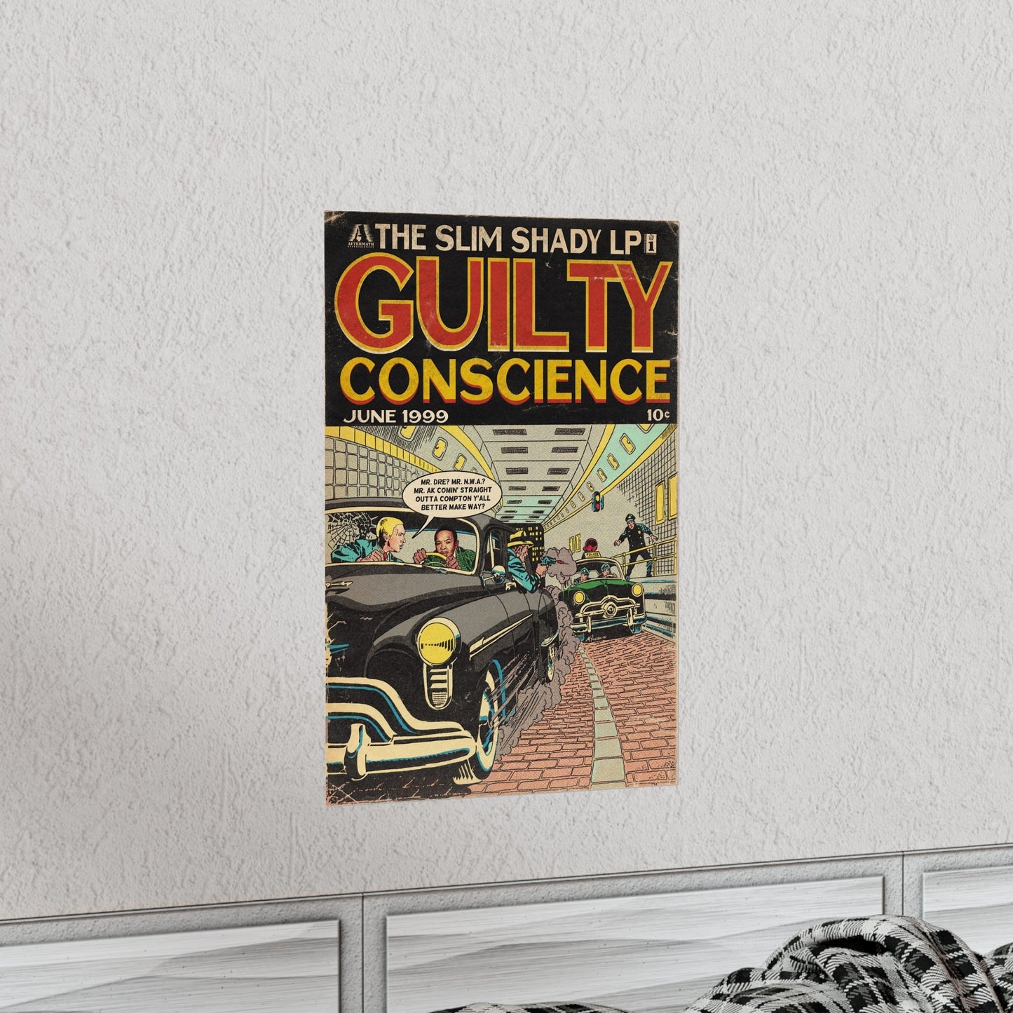 Eminem & Dr. Dre - Guilty Conscience- Vertical Matte Poster