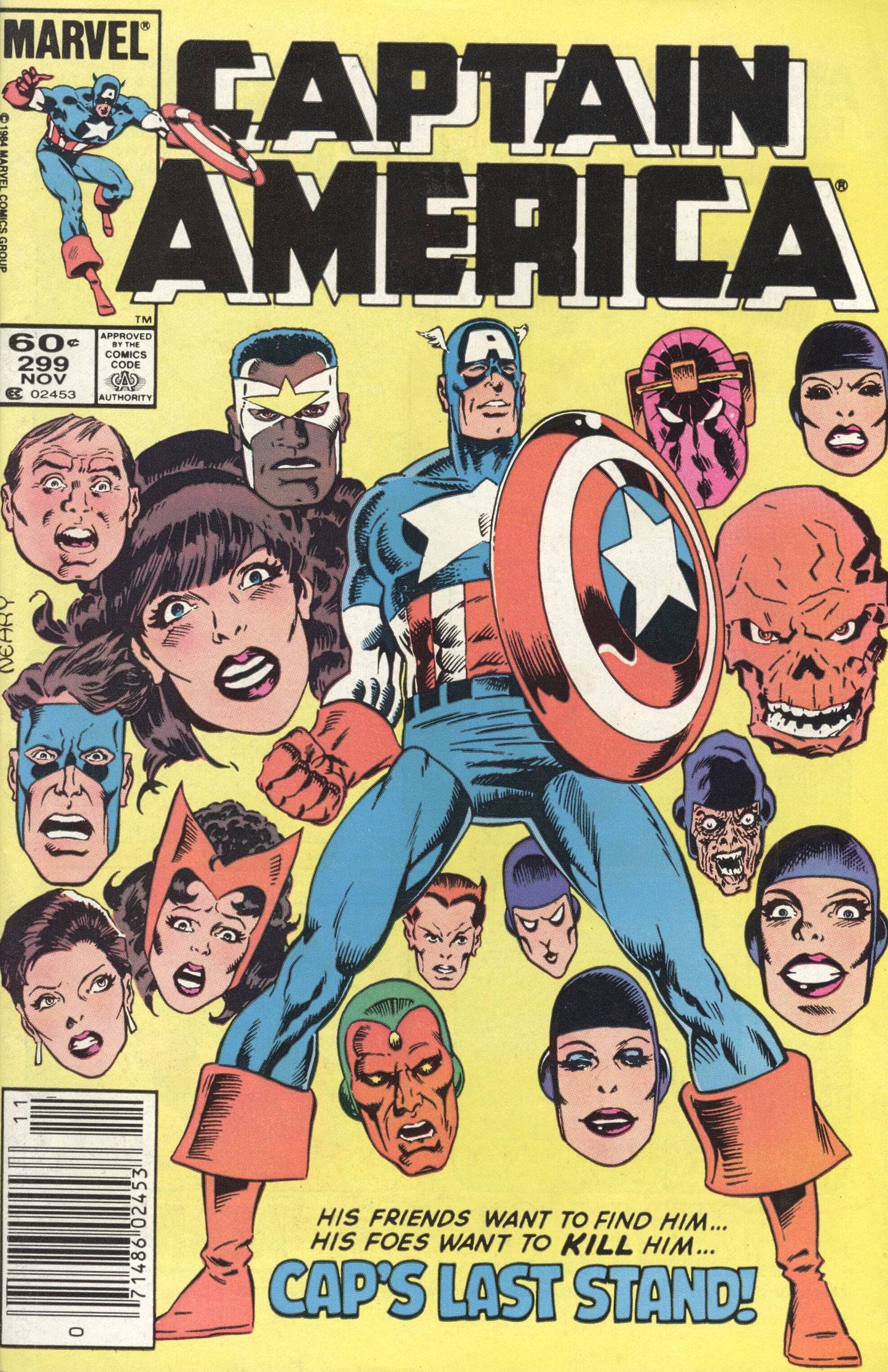 Captain America #299 (1984) (High Grade)