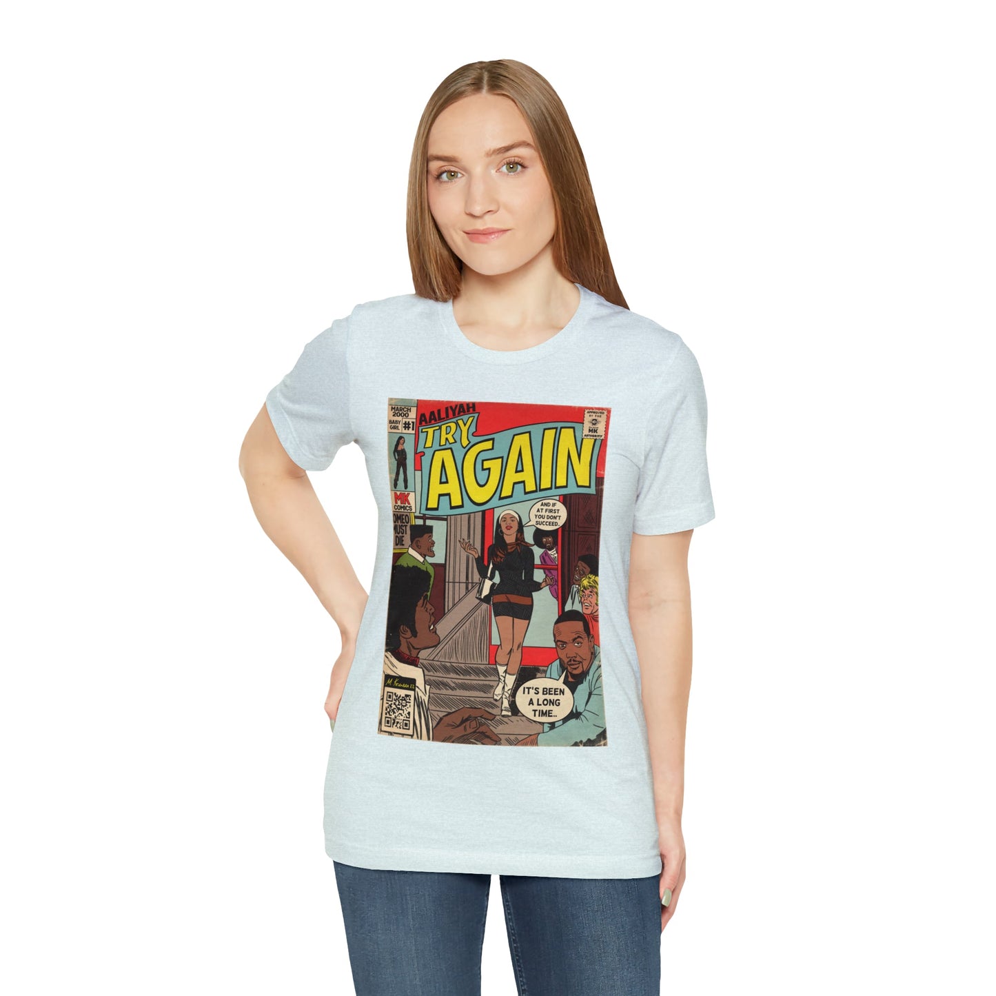 Aaliyah - Try Again - Unisex Jersey Short Sleeve Tee