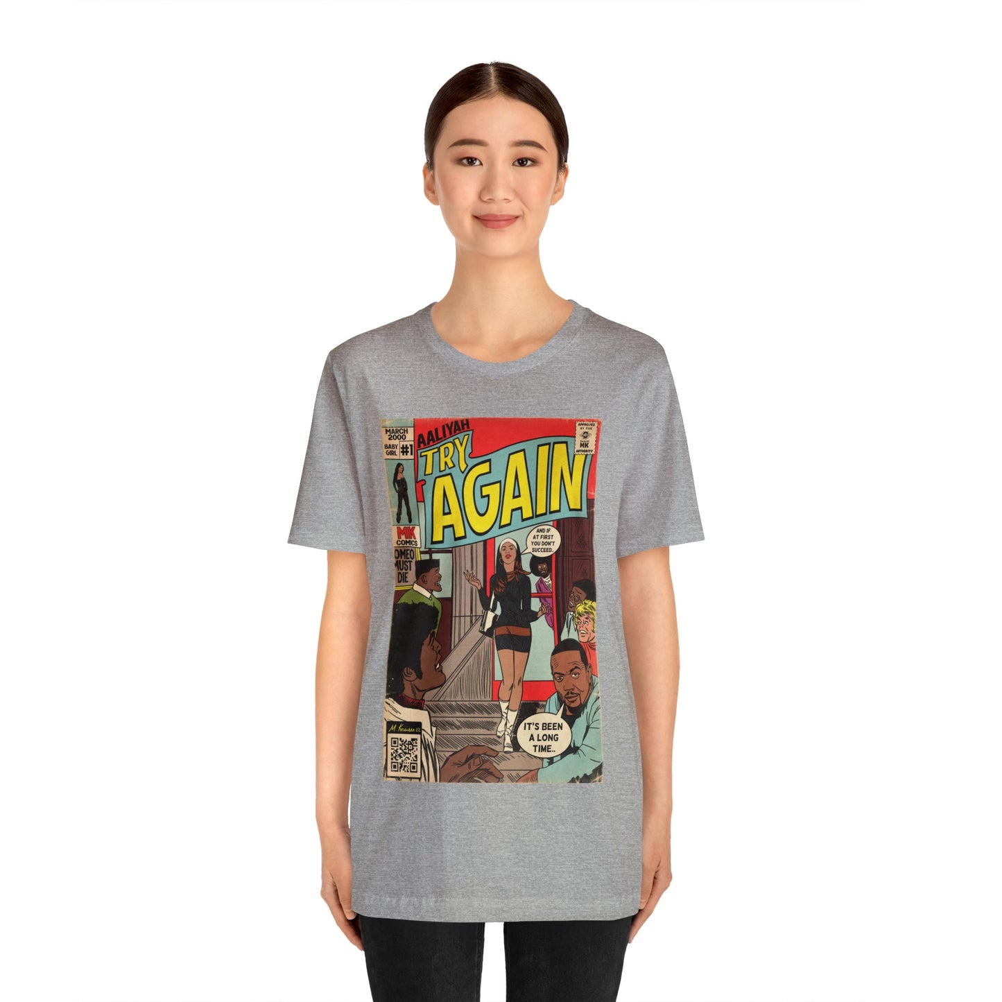 Aaliyah - Try Again - Unisex Jersey Short Sleeve Tee