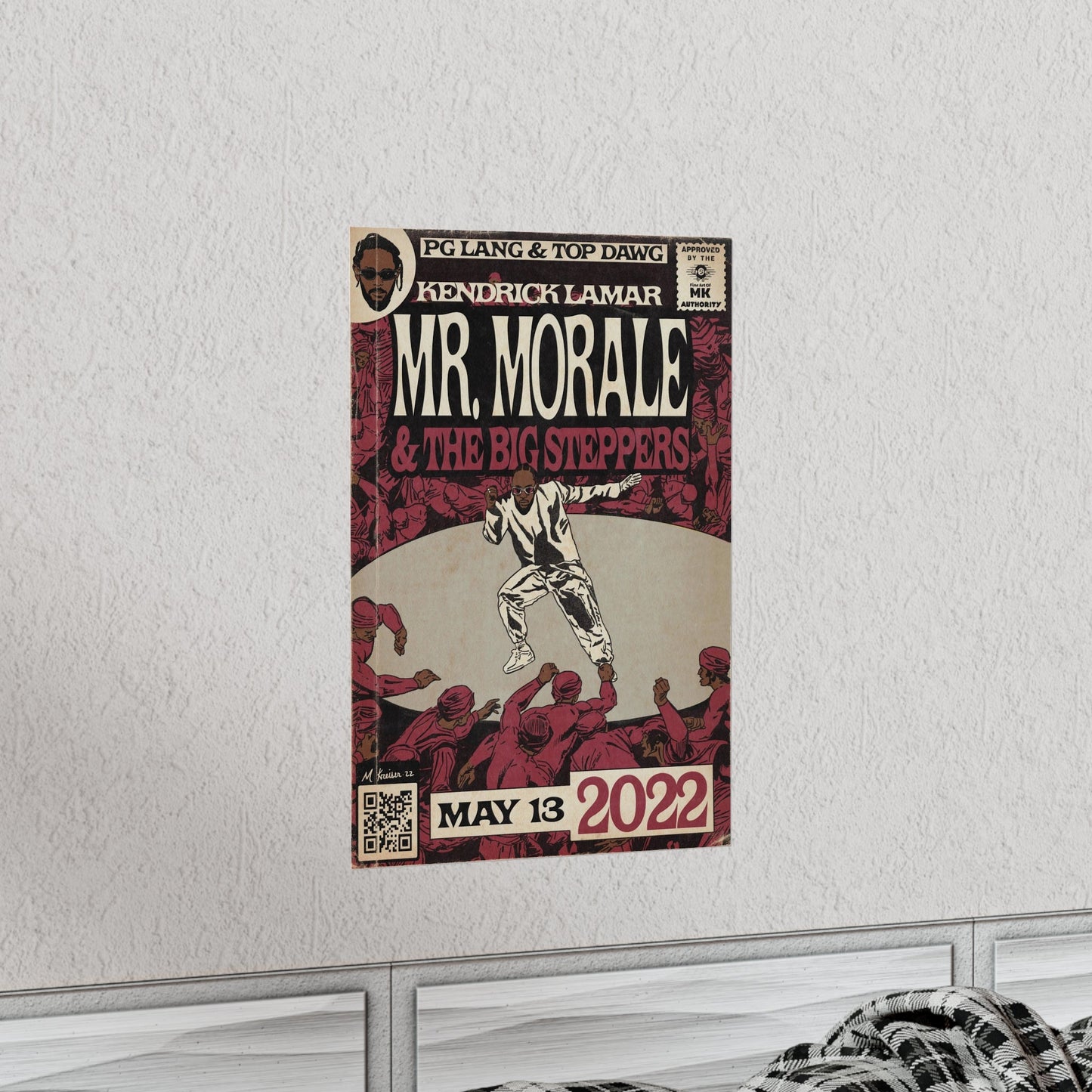 Kendrick Lamar- Mr.Morale & The Big Steppers- Vertical Matte Poster