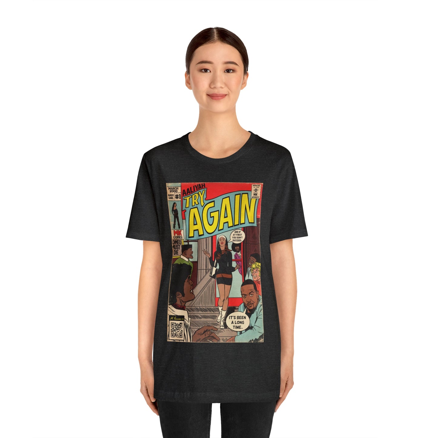 Aaliyah - Try Again - Unisex Jersey Short Sleeve Tee