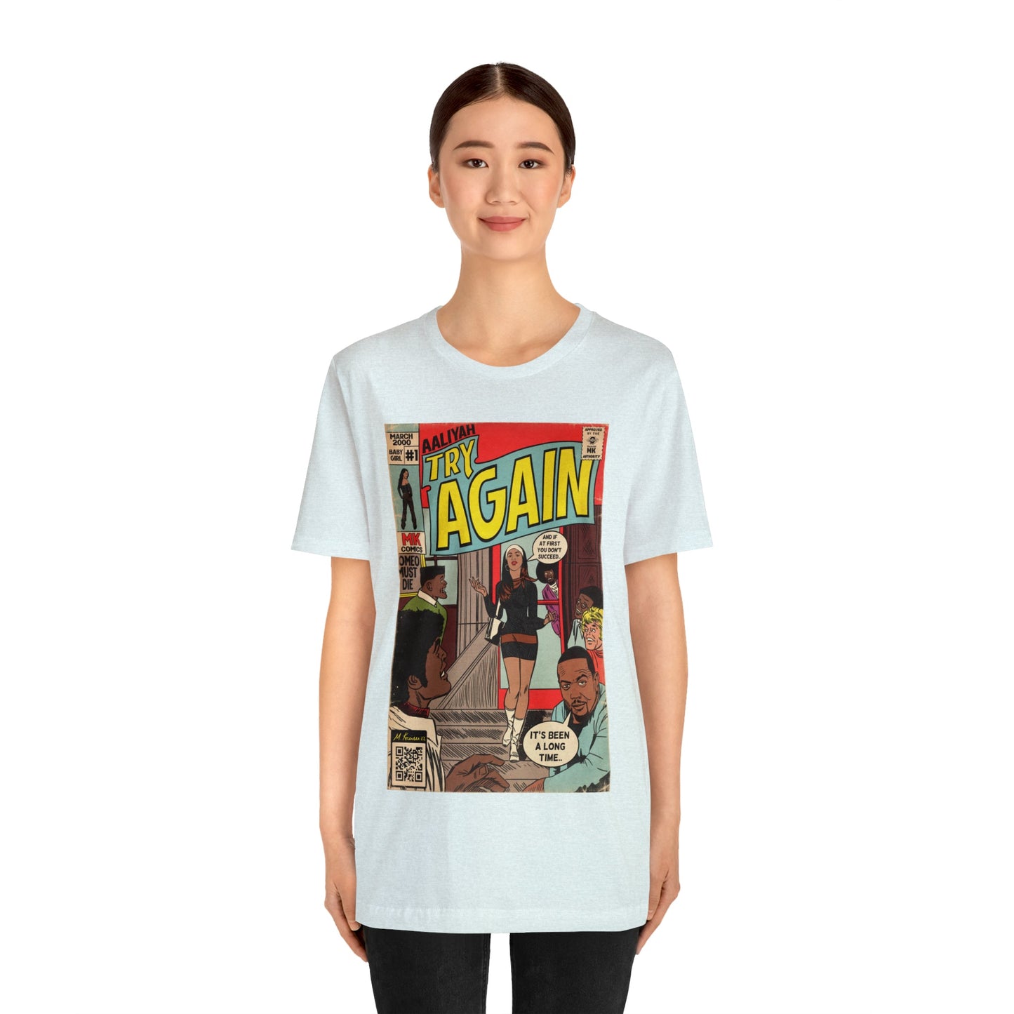 Aaliyah - Try Again - Unisex Jersey Short Sleeve Tee