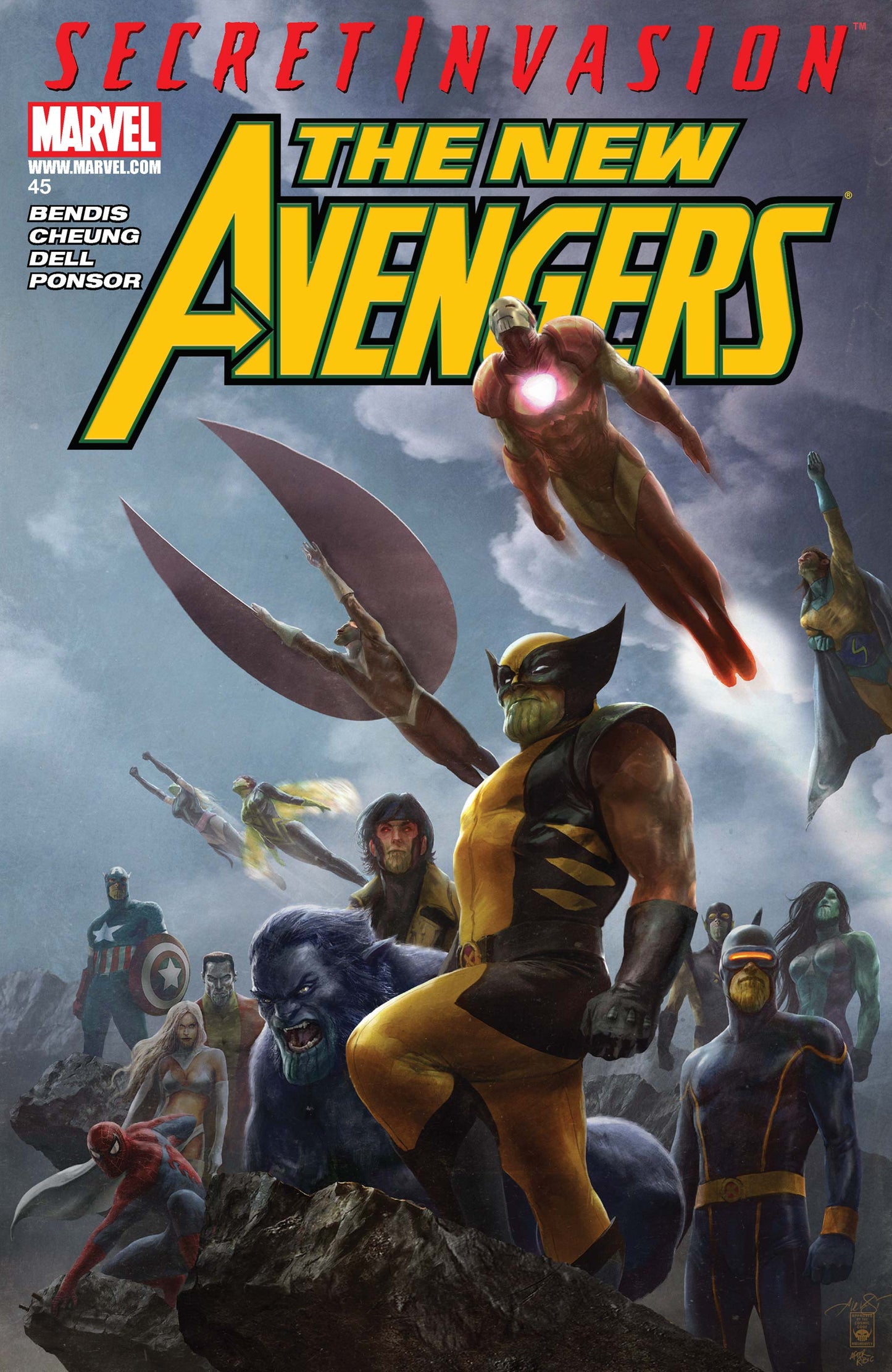 New Avengers #45 Mid grade (2008)