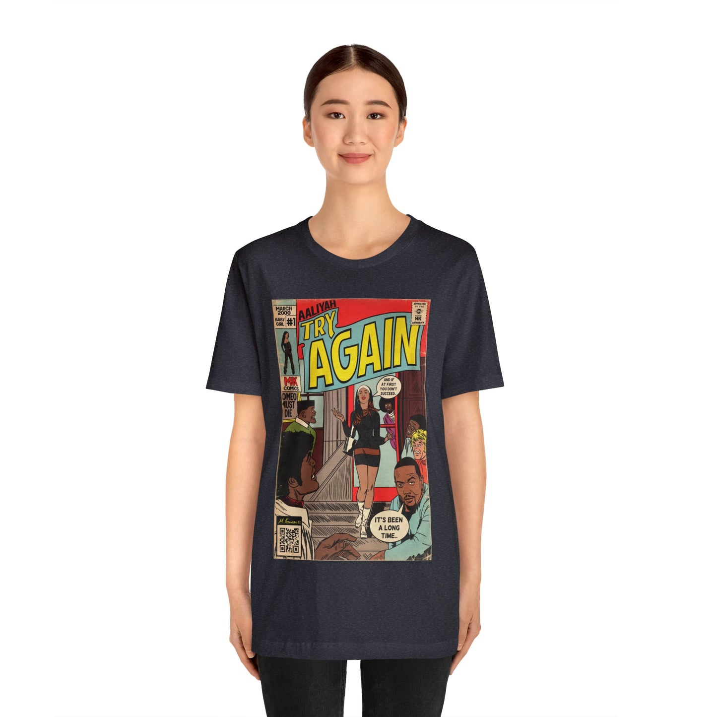 Aaliyah - Try Again - Unisex Jersey Short Sleeve Tee