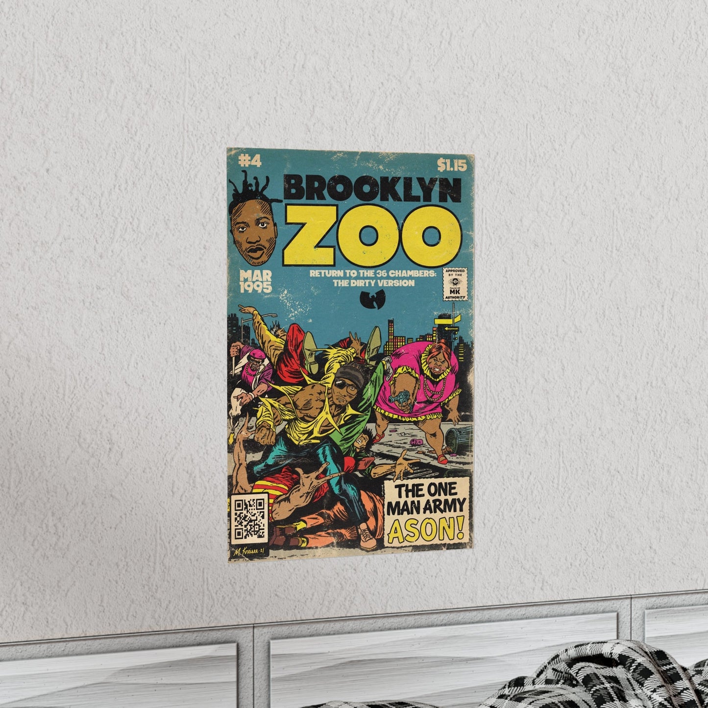 Ol’ Dirty Bastard - Brooklyn Zoo - Wu-Tang ODB - Vertical Matte Poster