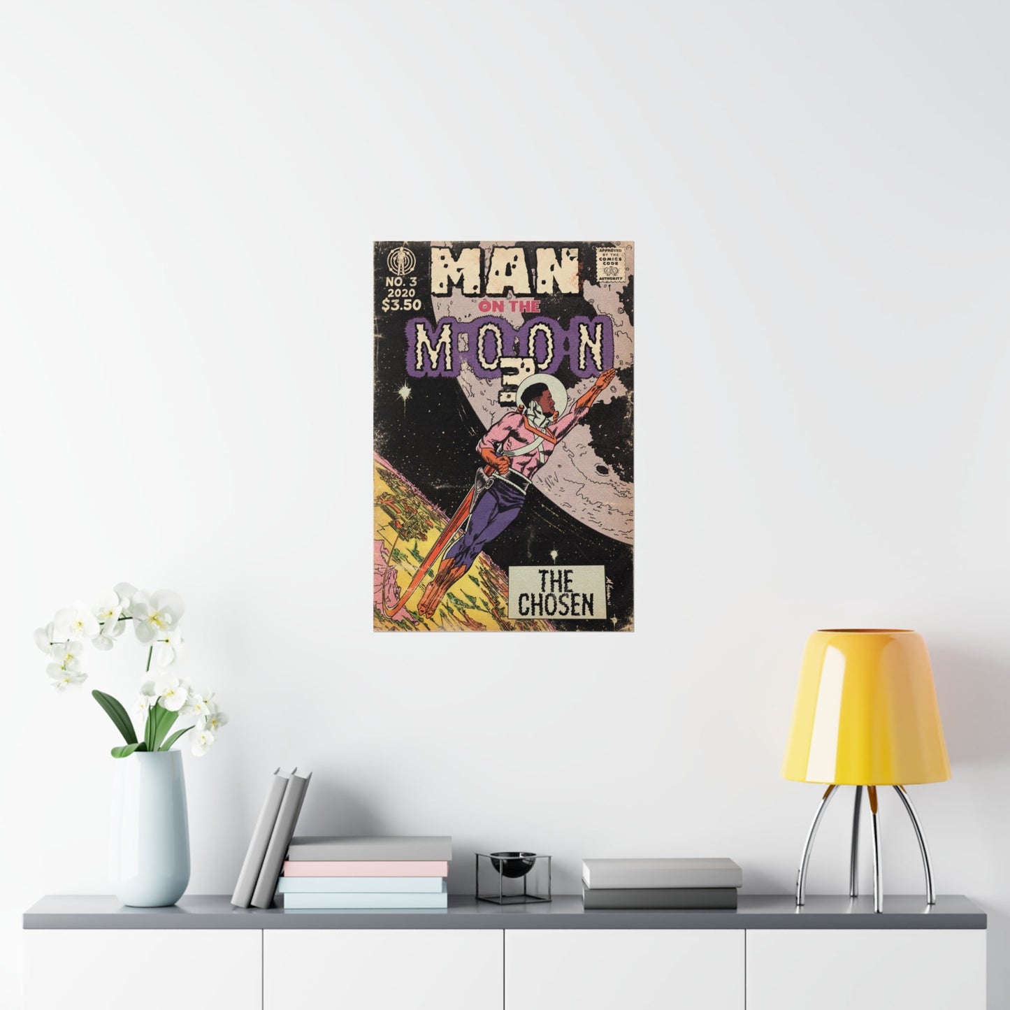 Kid Cudi - Man On The Moon 3 -Vertical Matte Poster