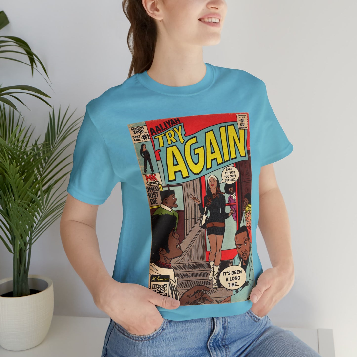 Aaliyah - Try Again - Unisex Jersey Short Sleeve Tee