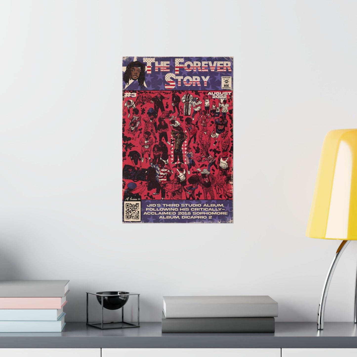 JID- The Forever Story - Vertical Matte Poster