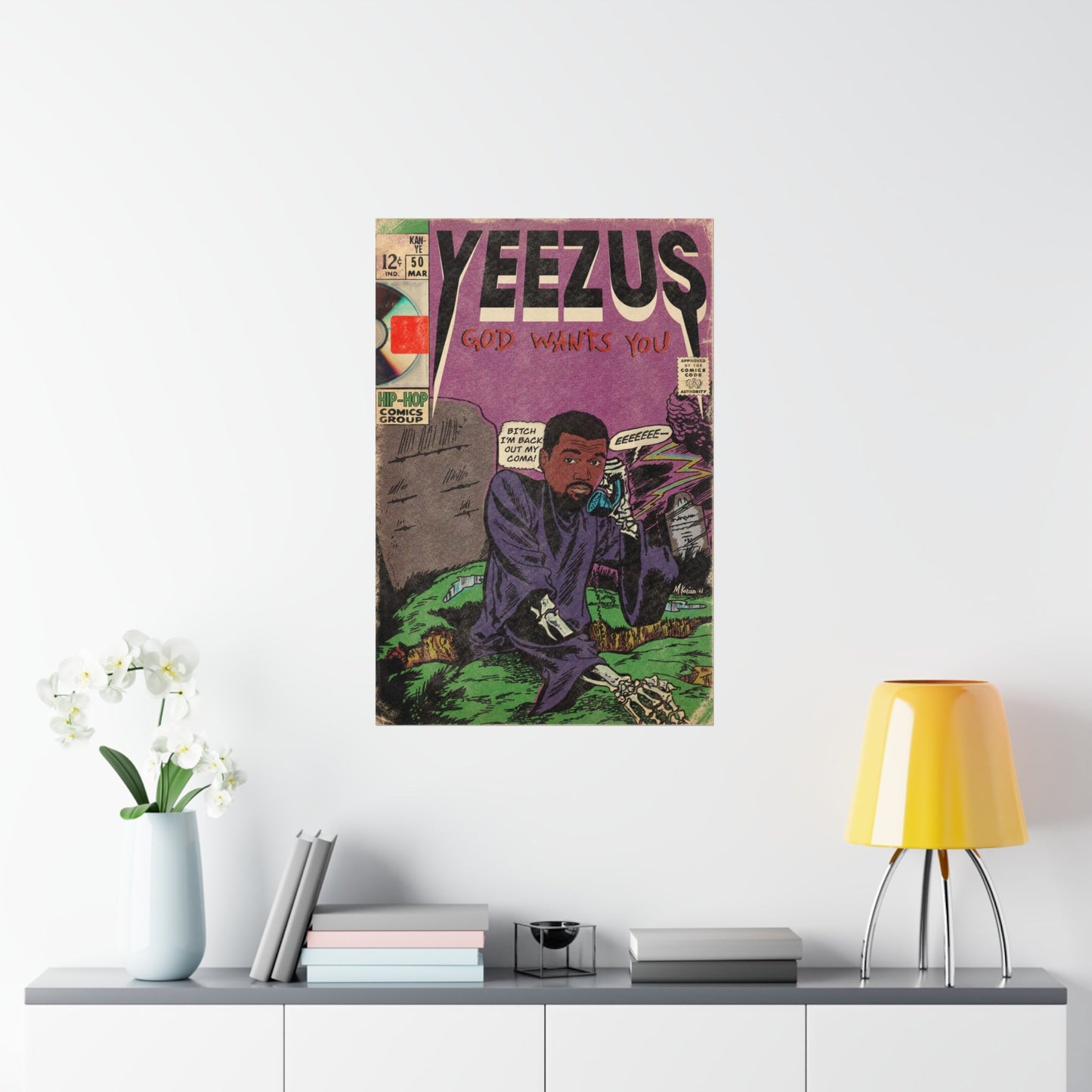 Kanye West - Yeezus - Vertical Matte Poster