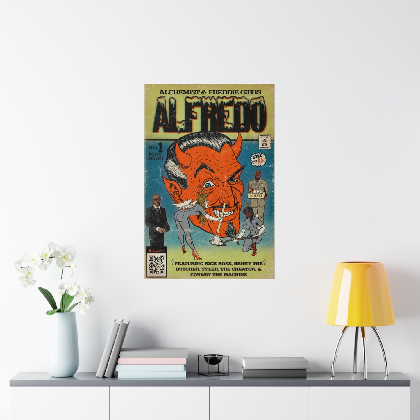 Alchemist & Freddie Gibbs- Alfredo- Vertical Matte Poster