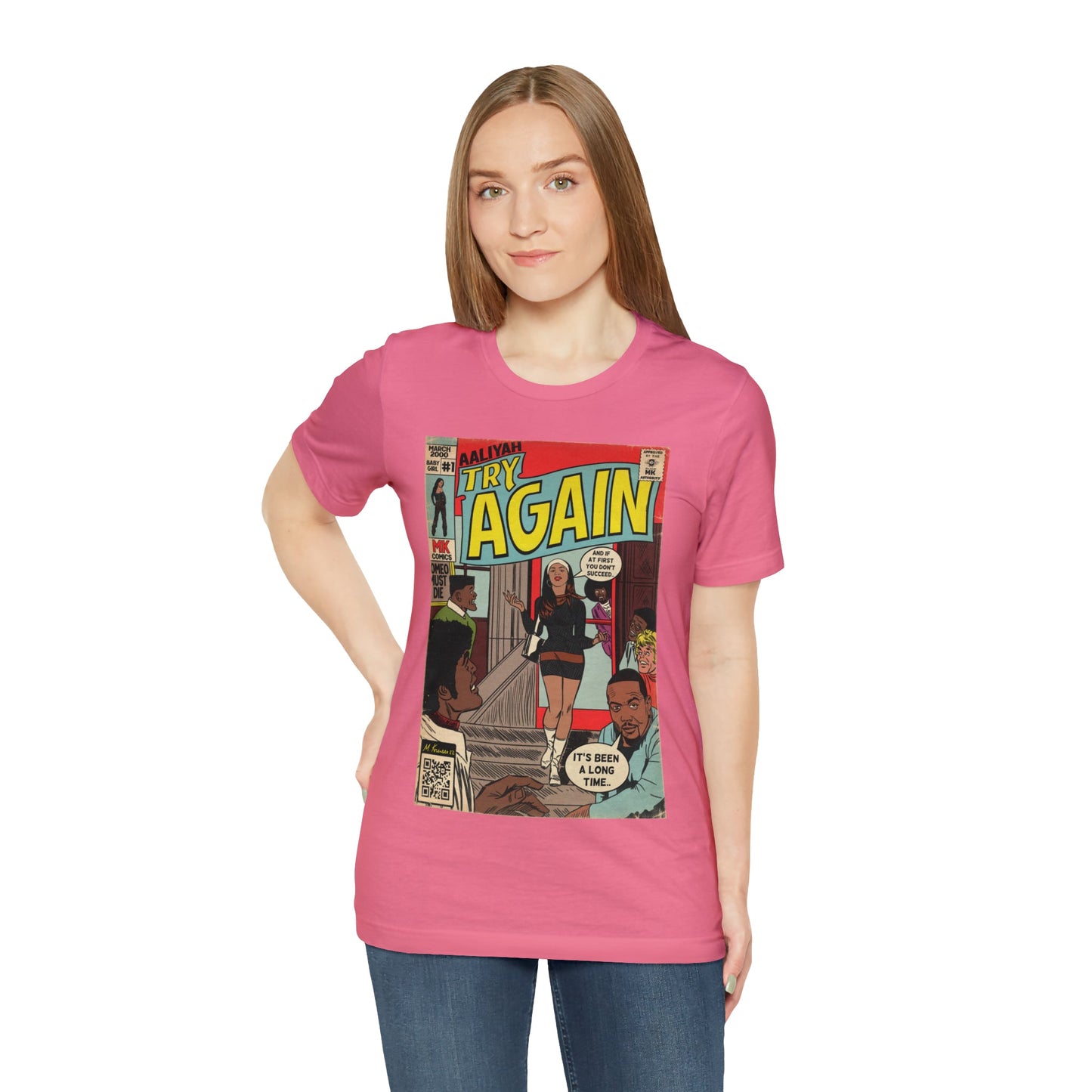 Aaliyah - Try Again - Unisex Jersey Short Sleeve Tee