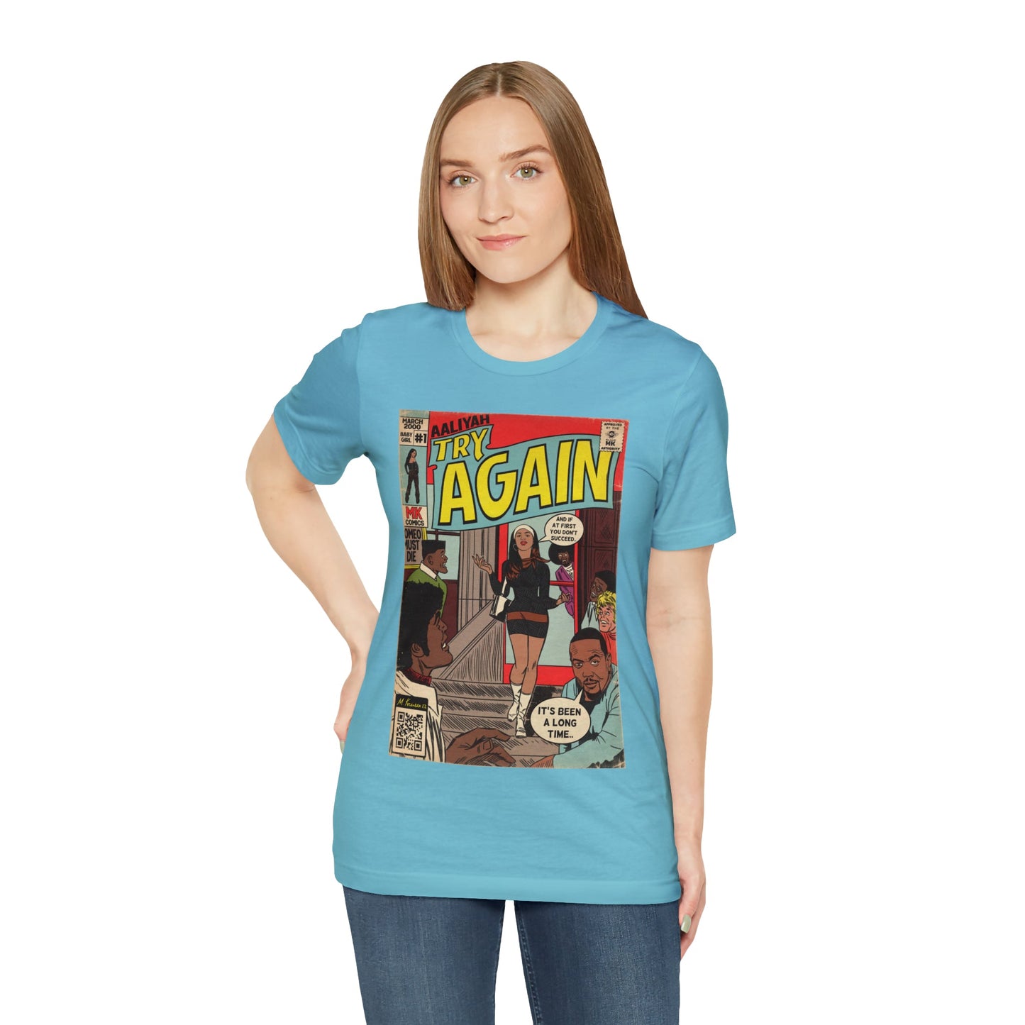 Aaliyah - Try Again - Unisex Jersey Short Sleeve Tee