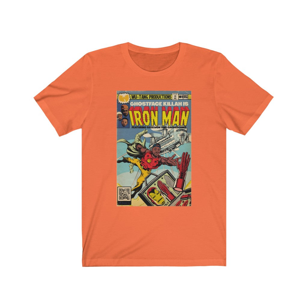 Ghostface Killah - Iron Man - Hip Hop Comic - Wu-Tang - Unisex Jersey Short Sleeve Tee