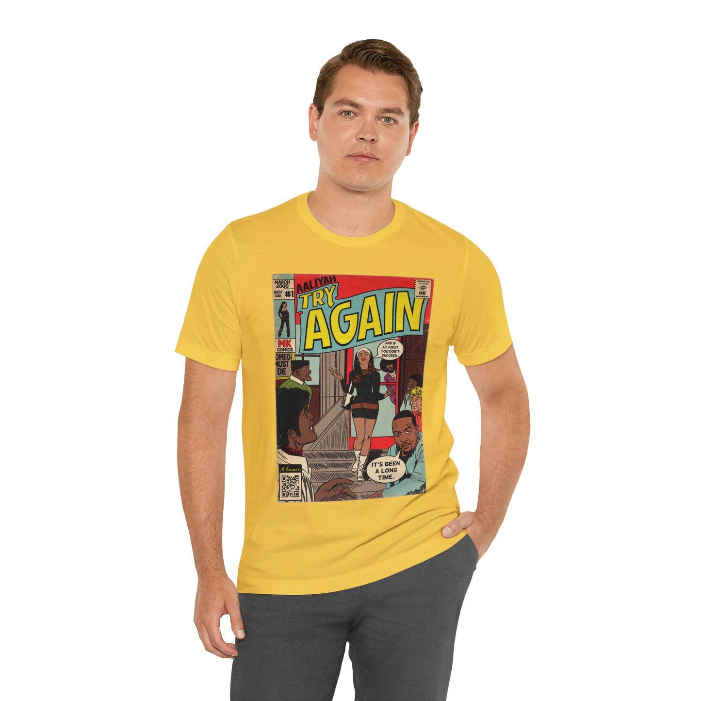 Aaliyah - Try Again - Unisex Jersey Short Sleeve Tee