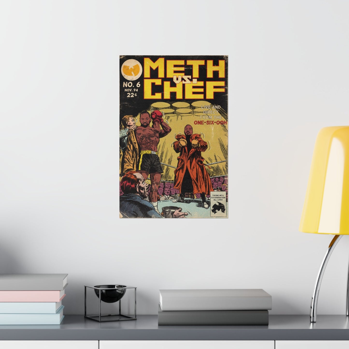 Method Man - Meth vs Chef - Raekwon - Wu-Tang - Vertical Matte Poster