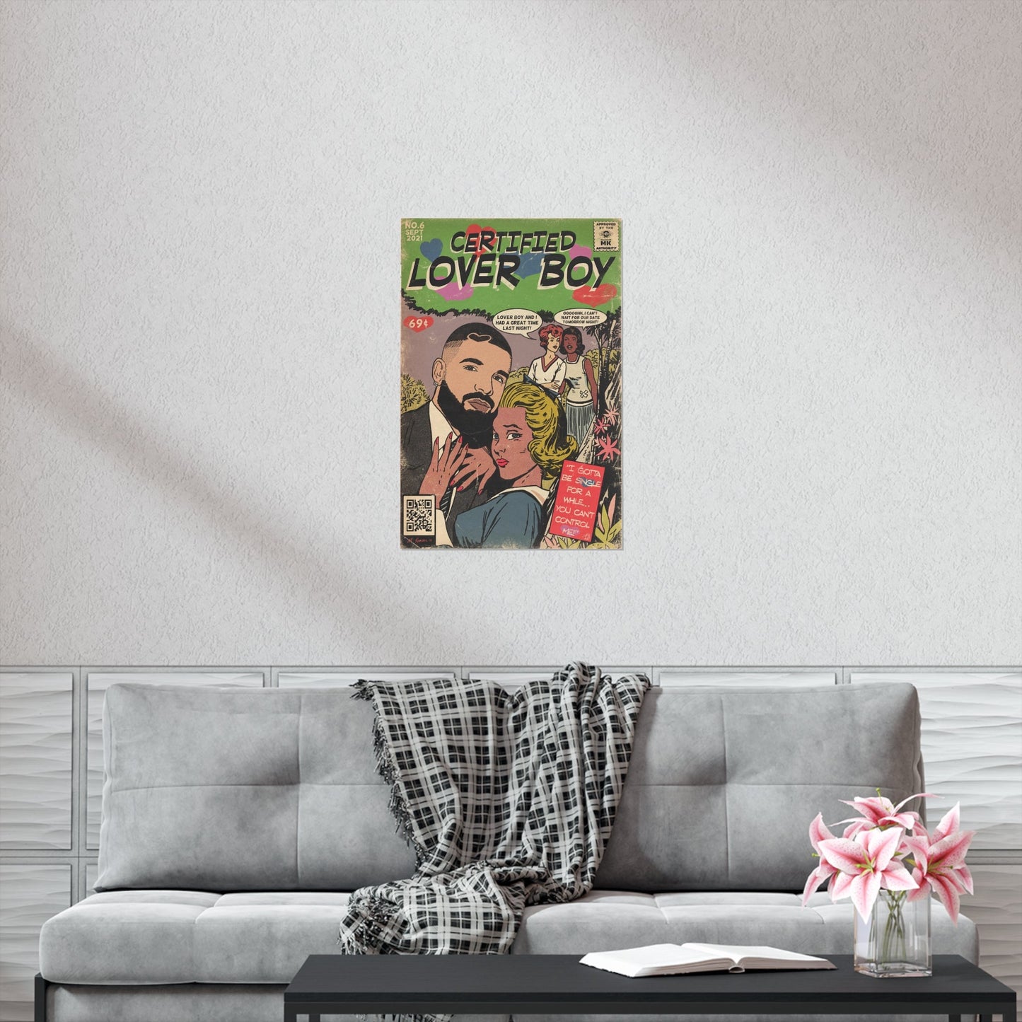 Drake - Certified Lover Boy - Vertical Matte Poster