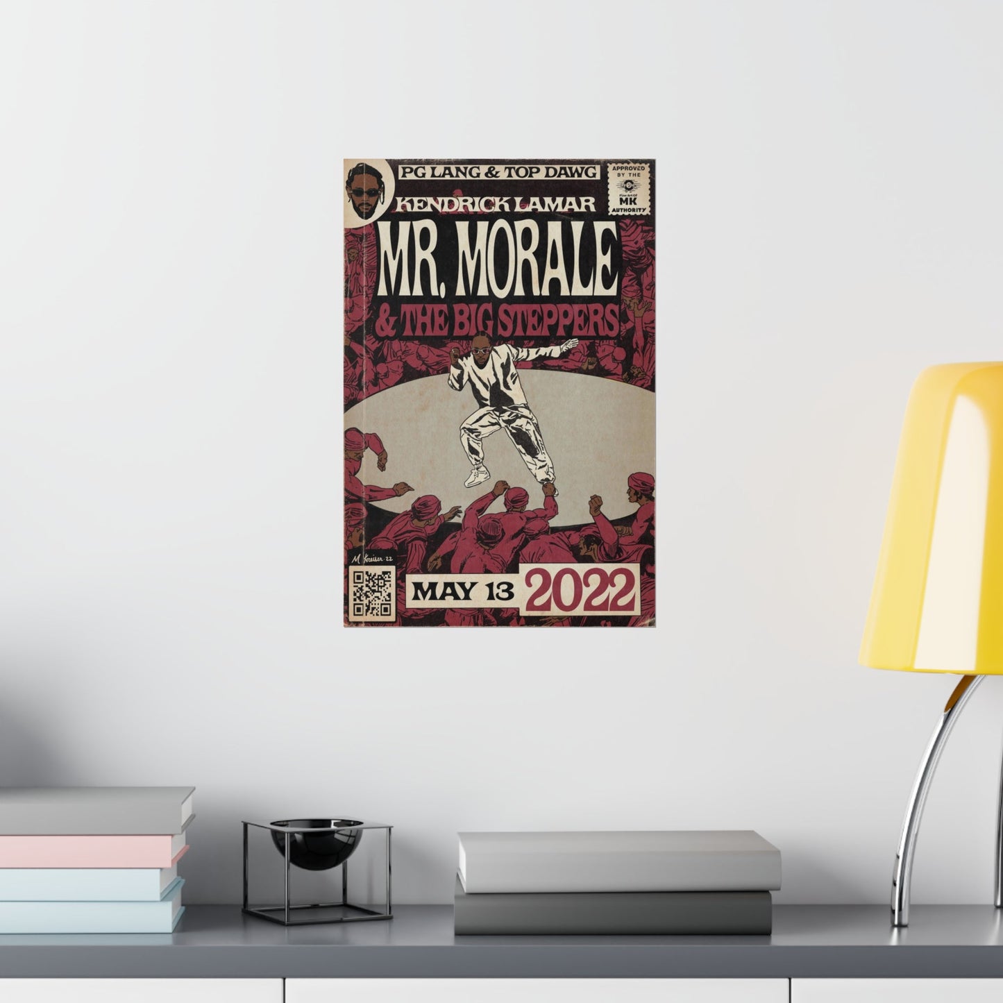 Kendrick Lamar- Mr.Morale & The Big Steppers- Vertical Matte Poster