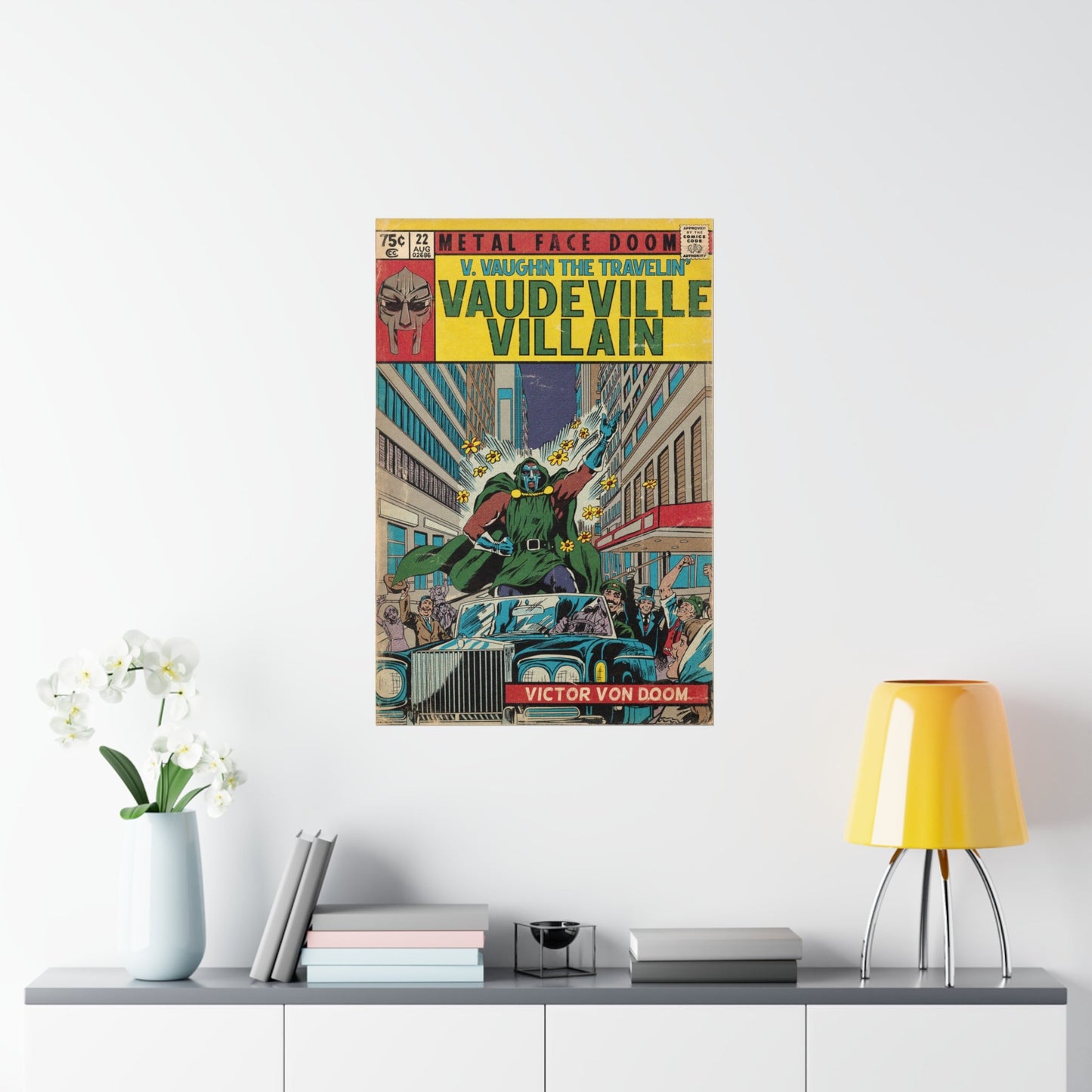 MF DOOM - Vaudeville Villain - Vertical Matte Poster