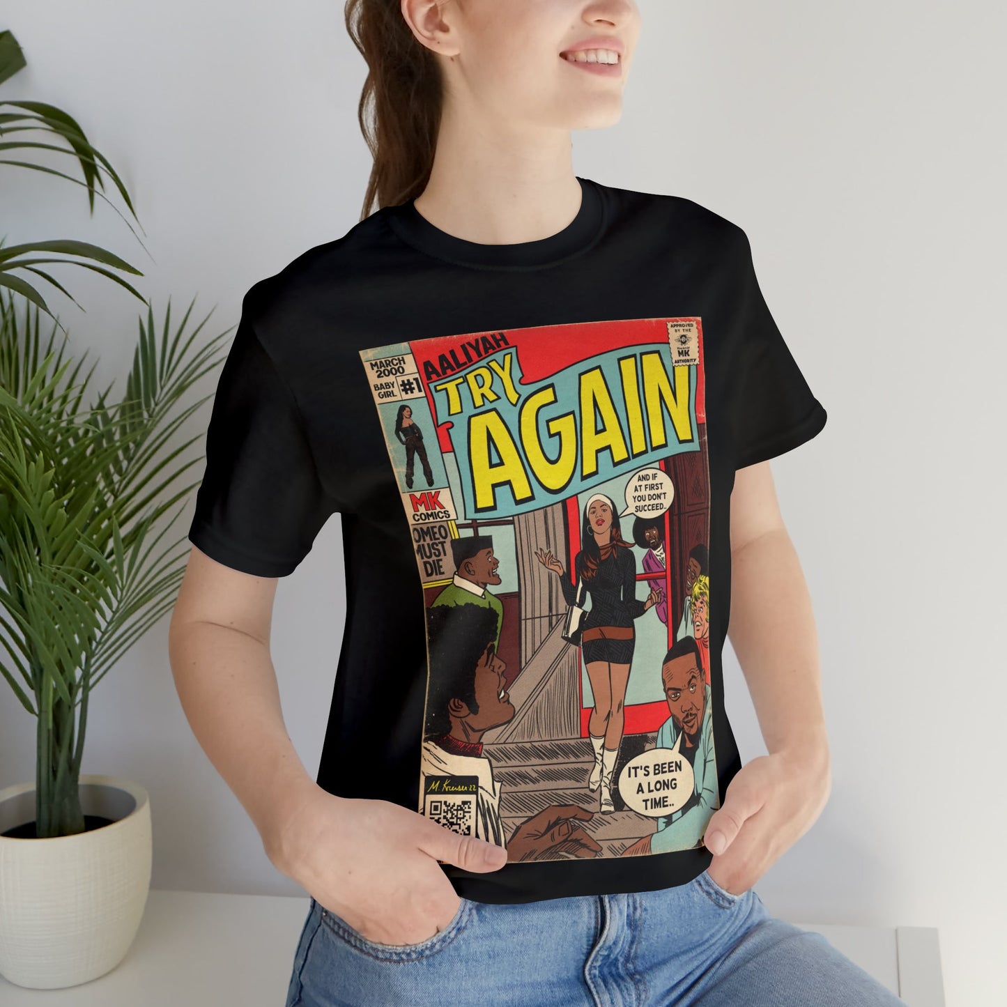 Aaliyah - Try Again - Unisex Jersey Short Sleeve Tee