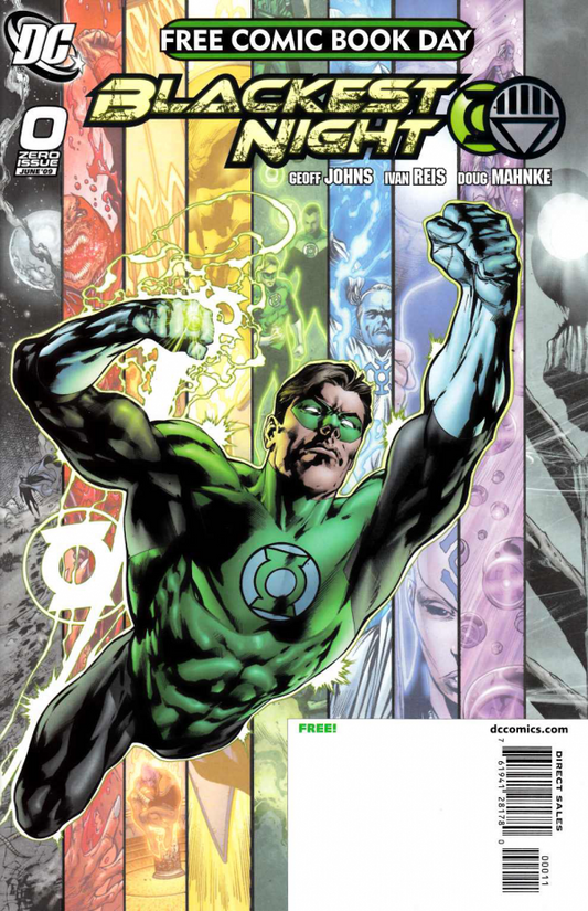 Free Comic Book Day 2009 Green Lantern Blackest Night #0