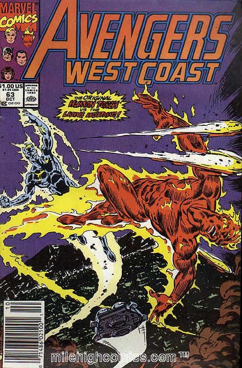 Avengers West Coast #63 (1990) (High Grade)