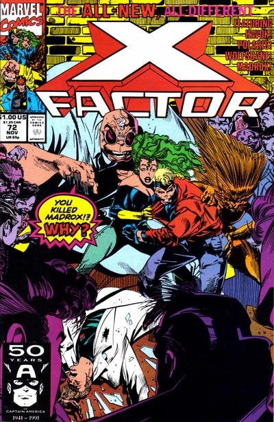 X-Factor #72 (1991) (High Grade)