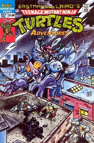 TMNT Adventures #8 (1990) (High Grade)